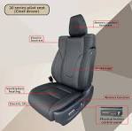 ST-HD-DRC Luxury Driver Seat Van With Massage Heating VIP Car Aviation Front Passenger Seat for Toyota Alphard