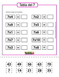 Tablas Multiplicar Material Didactico Para Matematicas Tablas De Multiplicar Tablas De Multiplicar Actividades