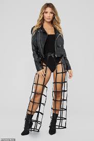 Fashion Nova Divides Fans With Extremely Revealing New Pair Of Shorts With Bizarre Suspenders Daily Mail Online Find the perfect fashion nova stock photos and editorial news pictures from getty images.