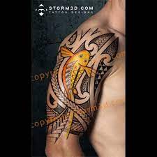 Polynesian Koifish Tattoo Design Tribal Polynesian Tattoo Designs Polynesian Tattoo Tribal Tattoos Polynesian Tattoo Designs