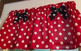polka dot kitchen curtains ideas red
