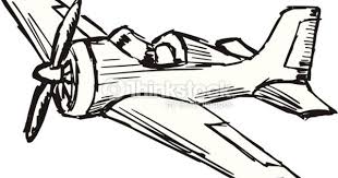 Hand Drawn Cartoon Sketch Illustration Of Cartoon Airplane Cartoon Airplane Airplane Painting Airplane Drawing