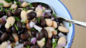 Black Beans Or Pinto Beans Better For Diabetics Black White Bean Salad Raw Food Recipes Snack Recipes Diabetic Recipes