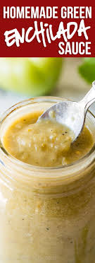 Homemade Green Enchilada Sauce Recipe Green Enchilada Sauce Homemade Enchilada Sauce Recipes With Enchilada Sauce