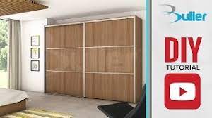 A sliding wardrobe for the ultramodern bedroom, this design focusses solely on blending in with a bedroom's larger elements. Wardrobe Sliding Door Track For Diy Youtube