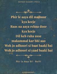 20 Hauntingly Beautiful Verses From Rockstar That Are No Less Than Poetry Song Lyric Quotes Music Quotes Lyrics Love Song Quotes