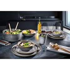 Asa Selection Saisons Essteller Denim O 26 5 Cm 6er Set Essen Essteller Kuche