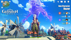 Genshin Impact Razor New Character All Talents Skills Gameplay Vs Andrius Boss Fight Youtube
