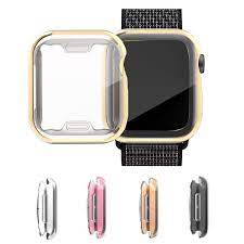 apple watch series 4 ケース カバー 液晶保護軽量 メッキ 40mm tpu メタル調 鏡面加工 アップルウォッチ4 ソフトカバーdd03c送料無料 アップルウォッチ ウォッチ ケース