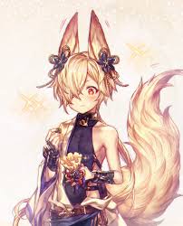 Kou Granblue Fantasy Cute Anime Boy Cute Anime Guys Anime Cat Boy