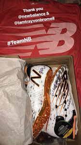 Another Pair Of Signed Spikes From Trayvon Bromell Sprinting