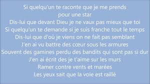 Amel Bent Si On Te Demande Lyrics Chanson Raconter Recevoir