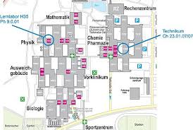 Run, an der uni regensburg hat begonnen. Lageplan Universitat Regensburg