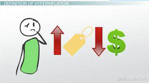 Inflation definition, a persistent, substantial rise in the general level of prices related to an increase in the volume of money and resulting in the loss of value of currency (opposed to deflation). What Is Hyperinflation Definition Causes Effects Economics Class 2021 Video Study Com