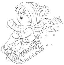 Jocurile Copiilor Iarna Sports Coloring Pages Christmas Coloring Pages Coloring Books