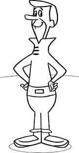 Draw George Jetson From The Jetsons Coloring Page Coloring Pages Coloring Pages For Boys Coloring Sheets For Kids