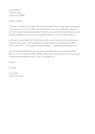 Repair Complaint Letter To Landlord How To Draft A Complaint Letter For Repairs That Need To Be Done To A Home To Your L Being A Landlord Lettering Templates