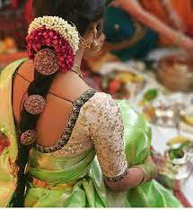 Pin By Tanyaleq On Wedding Bridal Blouse Designs Bridal Hairdo Indian Bridal Hairstyles