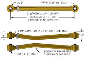 duroflex control arms jk wrangler lower front