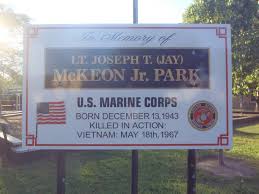 Mckeon, as is his custom, made sure to go to church yesterday. Lt Joseph T Mckeon Playlot Park Memorial The American Legion