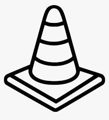 Ice cream cone with strawberry coloring page coloring pages. Traffic Cone Traffic Cone Coloring Page Hd Png Download Kindpng