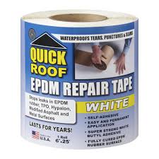 If you're comfortable doing some repairs yourself, you can fix many leaks in the system with a few tools and. Quick Roof Epdm Repair Tape 6 X 25 Roll At Menards