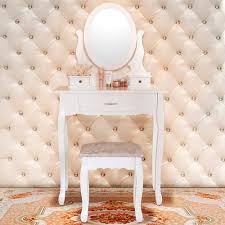 الجدار مرآة خشبية ماكياج مضمد الجدول كرسي في غرفة نوم فندق أثاث
