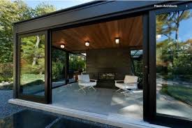 Modernes Gartenhaus Kamin Entspannung Weekend House In 2019 Moderne Terrasse Design Moderner Patio Und Terassenentwurf