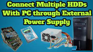 If you use a spanned volume, you can combine two or more hard drives of different sizes to create one large volume. How To Connect Multiple Hard Drives With Pc Through External Power Supply Youtube