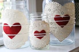 Diy Bastelideen Mit Tortenspitze Valentinstag Selbstgemachtes Valentinstag Basteln Und Tortenspitze