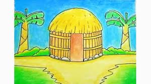 Rumah adat maluku dan maluku utara. Cara Menggambar Dan Mewarnai Rumah Adat Papua Cute766