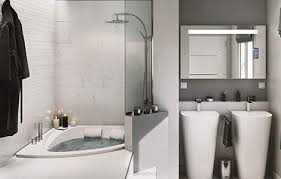 Baignoire carrée, baignoire d'angle petit modèle, baignoire ronde, petite baignoire, à poser ou à petite baignoire : Quelle Baignoire Dans Une Petite Salle De Bain La Maison Saint Gobain
