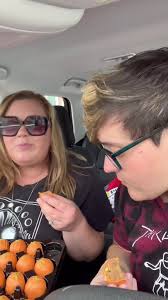 Spooky season treat from @Sam’s Club with @Katelyn🖤 #samsclub  #pumpkinspice #psl #cake #pumpkincakeball #cakepop #halloween #spooky  #spookytreats #treat