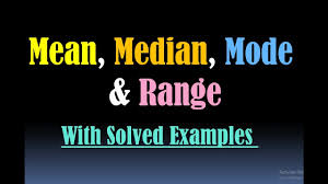 Maybe you would like to learn more about one of these? Mean Median Mode And Range Mean Average Median Mode Range In Statistics Examples Formula Youtube