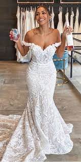 Off Shoulder Lace Mermaid Wedding Dress Lace Mermaid Wedding Dress Wedding Dresses Mermaid Sweetheart Wedding Dresses Lace
