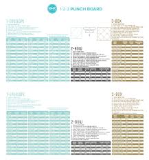 123 Punch Board Charts We R Memory Keepers