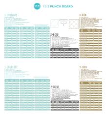 123 punch board charts we r memory keepers