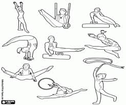 Gymnastics coloring sheets coloring pages are a fun way for kids of all ages to develop creativity, focus, motor skills and color recognition. Artistic Gymnastics Rhythmic Gymnastics Coloring Pages Printable Games