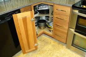 We Used To Have A Blind Corner Here And It Was Mostly Useless The New Hinged Door Gave Us A Ni Kitchen Cabinets Corner Kitchen Cabinet Interior Design Kitchen