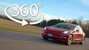 Could be used in a game or movie. Tesla Model 3 360Âº Track Tour Consumer Reports Youtube