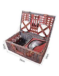 The best picnic blanket should be comfortable, lightweight, easy to carry, and waterproof. Alfresco Alfresco Deluxe 4 Person Picnic Basket Myer