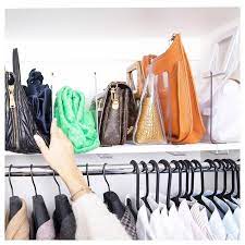Store makeup in a separate bag. 17 Purse Storage Ideas How To Store Purses Handbags Apartment Therapy
