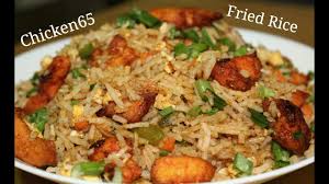 Chicken Fried Rice Recipe Chicken65 Fried Rice Recipe Youtube