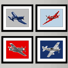 Over the city in an airplane / i can see everything below / the houses they look so tiny / the cars look like dots / we've only got fifteen minutes to go / the clouds in the sky Airplane Nursery Art Set Of 4 Custom Color Vintage Air Etsy Nursery Art Vintage Nursery Art Boy Art Wall Kids