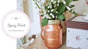 Copper Spray Paint Diy Using Rustoleum Metallic Spray Paint Youtube