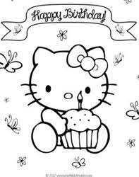 Check out our hello kitty birthday selection for the very best in unique or custom, handmade pieces from our banners & signs shops. Hello Kitty Birthday Coloring Pages To Print Printable Treats Hello Kitty Coloring Birthday Coloring Pages Kitty Coloring