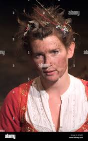 Katherine Tozer playing Pearl in The Scarlet Letter by Phyllis Nagy 1994  adapted from the novel by Nathaniel Hawthorne 1850 Stock Photo