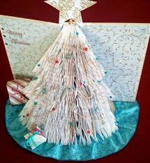 Altered Book Christmas Tree Book Christmas Tree Handmade Books Creative Diy Gifts