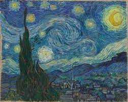 Van gogh lived well in the hospital; Vincent Van Gogh The Starry Night Saint Remy June 1889 Moma