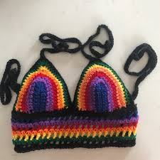Jan 08, 2015 · start by making the cups (make 2) : The Rainbow Fringe Bralette Free Crochet Pattern Carroway Crochet